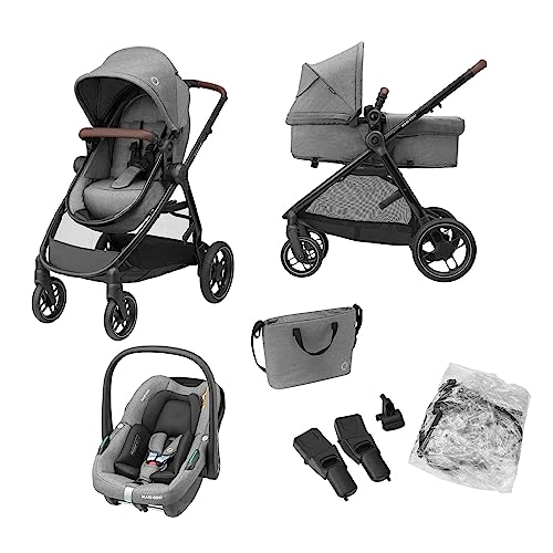 Maxi-Cosi Zelia S Trio Kinderwagen 3 in 1 Komplettset, 0-4 Jahre, b...