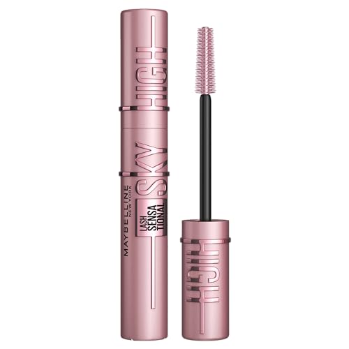 Maybelline New York Schwarze Wimperntusche für extrem lange Wimper...