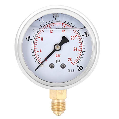 Mechanisches 1 4  BSP-Manometer, ölgefülltes Manometer, 2,7-Zoll-...