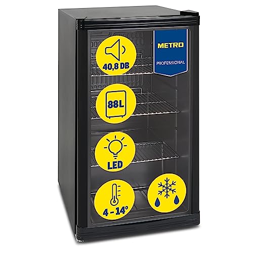 METRO Professional Mini-Kühlschrank GPC1088, 88 L, 1.052 kWh 24h, ...