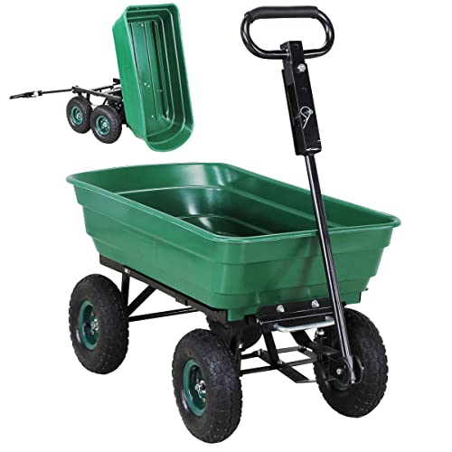 Miweba Bollerwagen Dumper | Belastbarkeit 300.0 Kg - PP-Wanne - Kip...