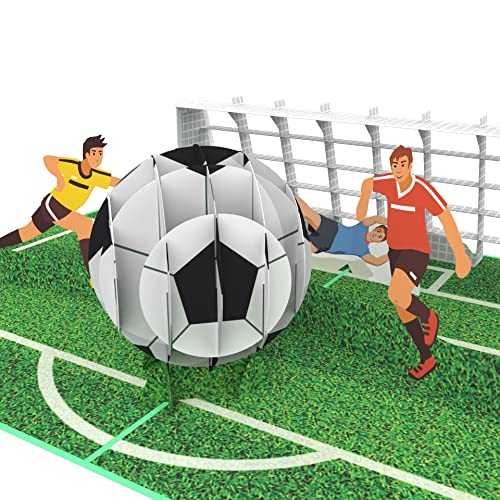 MOKIO Pop-Up Karte – Fußball – 3D Geschenkkarte zum Geburtst...