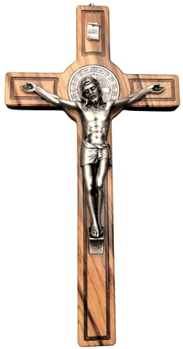 Motivationsgeschenke Kruzifix Wandkreuz Benediktus Jesus Korpus Met...