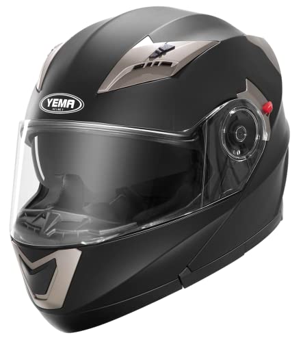 Motorradhelm Klapphelm Integralhelm Fullface Helm - Yema YM-925 Rol...