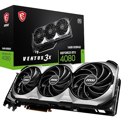 MSI GeForce RTX 4080 16GB Ventus 3X OC Gaming Grafikkarte - NVIDIA ...