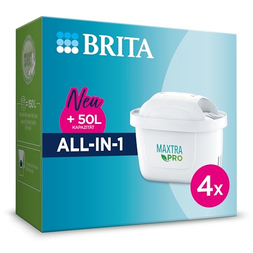 BRITA Wasserfilter-Kartusche MAXTRA PRO All-in-1 – 4er Pack – N...