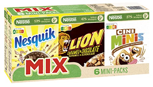 Nestlé Mix Cerealien Mini Packs, 1er Pack 200 g (à 4 x 30g, 2 x 4...