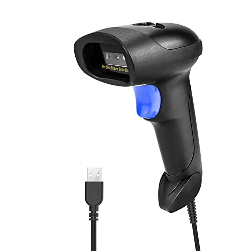 NetumScan USB 1D-Barcode-Scanner, kabelgebundener Handheld-CCD-Barc...