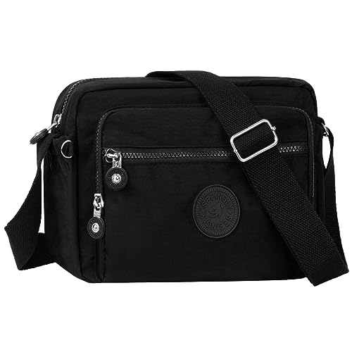 NEWIROVE Crossbody Bag Damen Umhängetasche Damen Sportlich Umhäng...