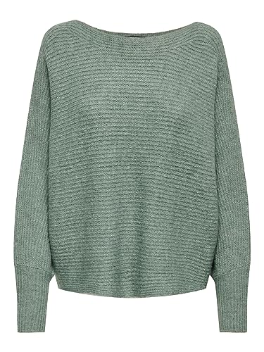 ONLY Damen Lockerer Strickpullover | Knitted Basic Stretch Sweater ...