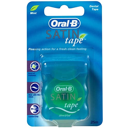 Oral-B SatinTape mint Zahnseide 3er Pack (3x 25m)...