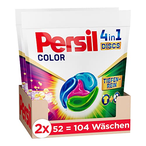 Persil Color 4in1 DISCS (104 Waschladungen), Waschmittel mit Tiefen...