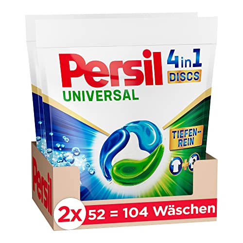 Persil Universal 4in1 DISCS (104 Waschladungen), Waschmittel mit Ti...