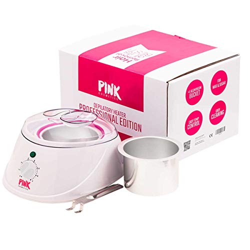 PINK Depilatory Heater Professional Edition 450 ml – Handliches E...