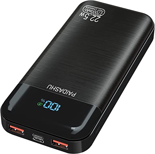 Power Bank 27000mAh 22,5W Externer Handyakku PD20W Schnell Aufladen...