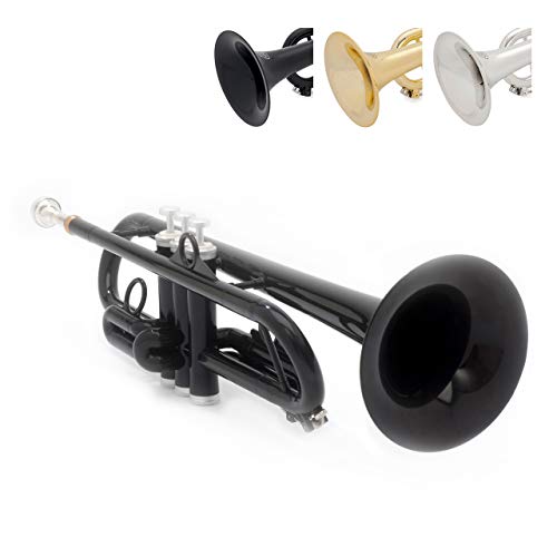 pTrumpet Trompete hyTech Kunststoff schwarz mit Gig Bag PTRUMPET1HT...