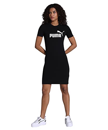 PUMA Damen ESS Slim Tee Dress Kleid, Black, S...