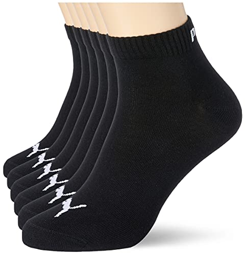 PUMA Herren Sportsocken Quarters Sportsocken 6er Pack, Schwarz, 43-...