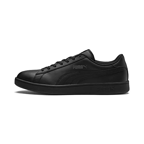 PUMA Unisex SMASH V2 L Low-Top Trainers, PUMA BLACK-PUMA BLACK, 43 ...