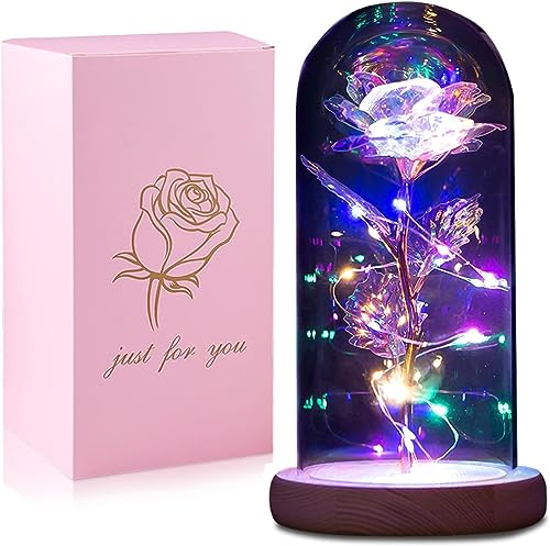 QUNPON Geschenke für Frauen, Weihnachten Rose Geschenke für Fraue...