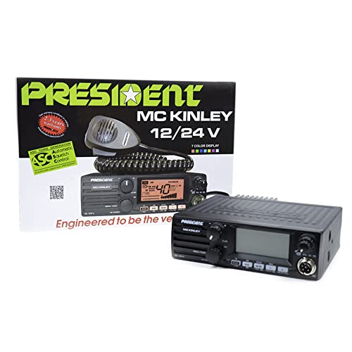 Radio CB President MC Kinley ASC AM-FM-LSB-USB 40CH ANL NB Hi-Cut 1...