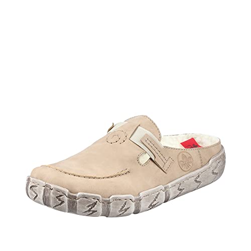 Rieker Damen L0393 Clogs, beige, 41 EU...