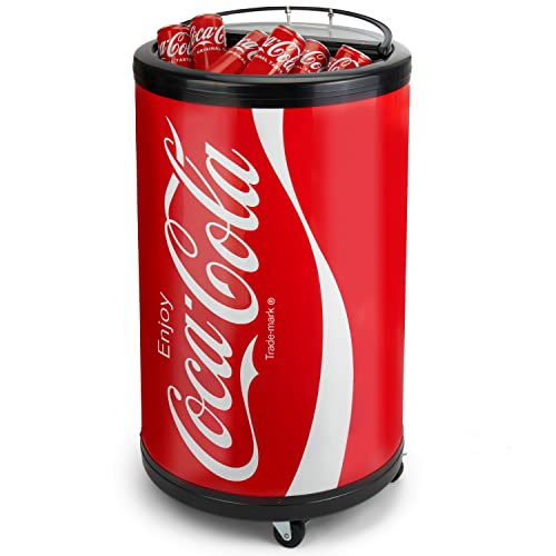 SALCO Coca-Cola Partycooler SPC-55CC, Mini-Kühlschrank, Getränkek...