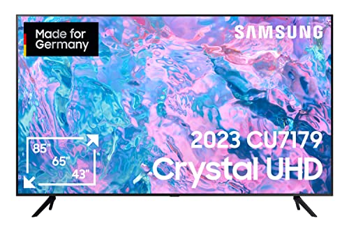 Samsung Crystal UHD CU7179 43 Zoll Fernseher (GU43CU7179UXZG, Deuts...