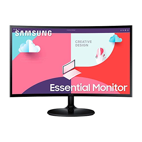 Samsung S36C Essential Monitor S24C364EAU, Curved, 24 Zoll, VA-Pane...