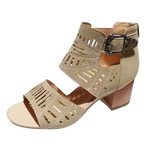 Sandalen Damen 40 Atmungsaktive Damen-Strand mit dickem Riemen, off...