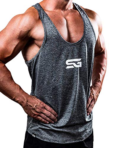 Satire Gym - Fitness Stringer Tank Top Herren Schnell trocknende ...