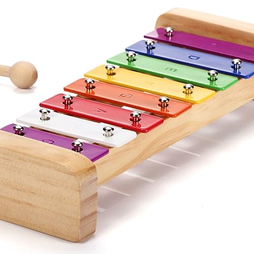 SCHMETTERLINE | Harmonisches Xylophon für Kinder aus Holz mit Note...