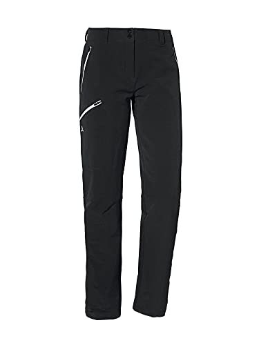 Schöffel Damen Pants Ascona Warm L, warme Wanderhose mit 4 Wege-St...