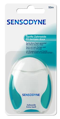 Sensodyne Zahnseide extra sanft, mit Minzgeschmack und Fluorid, 1x5...