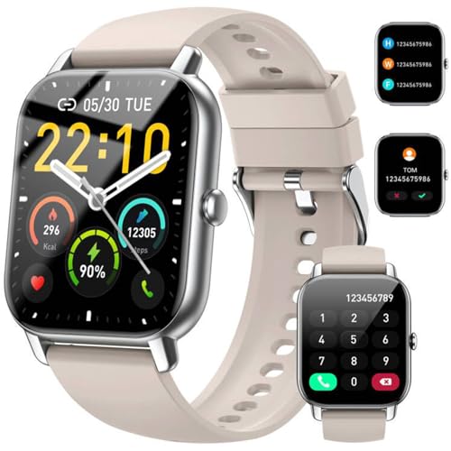 Smartwatch mit Telefonfunktion, 1,85  Touchscreen Smart Watch, 110+...