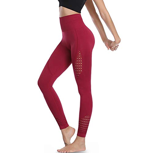 Sport Leggings Damen Sportleggins Damen Lang High Waist Push Up Leg...