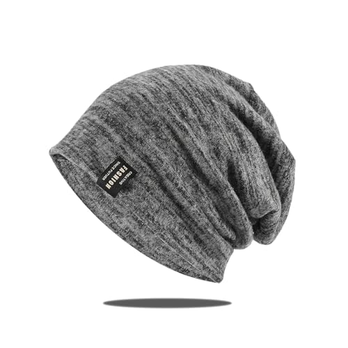 Strickmützen für Damen Herren Leichte Running Beanie-Mützen Skul...