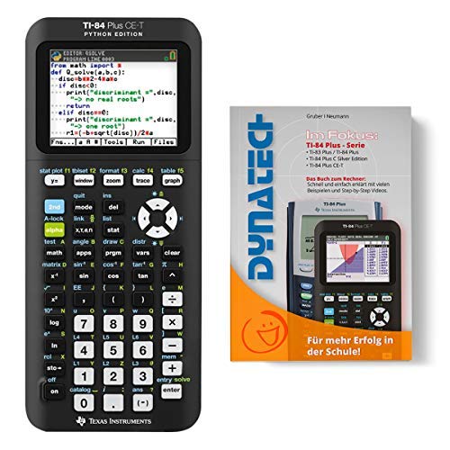 Texas Instruments Taschenrechner TI-84 Plus CE-T Grafikrechner + Ar...