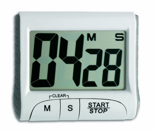 TFA Dostmann Eieruhr Timer digital, 38.2021.02, magnetische Küchen...