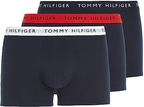 Tommy Hilfiger Herren 3p Boxershorts Boxershorts, Desert Sky White ...