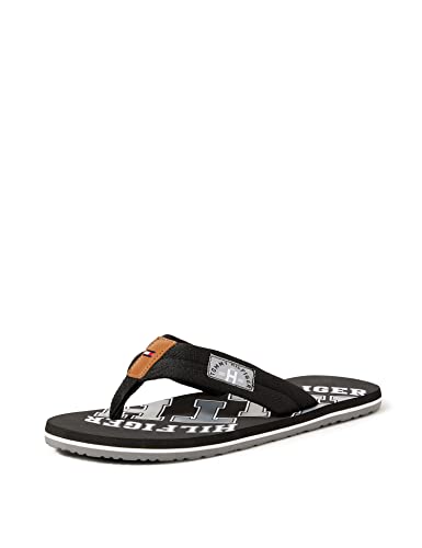 Tommy Hilfiger Herren Flip Flops Essential TH Beach Sandal Badeschu...