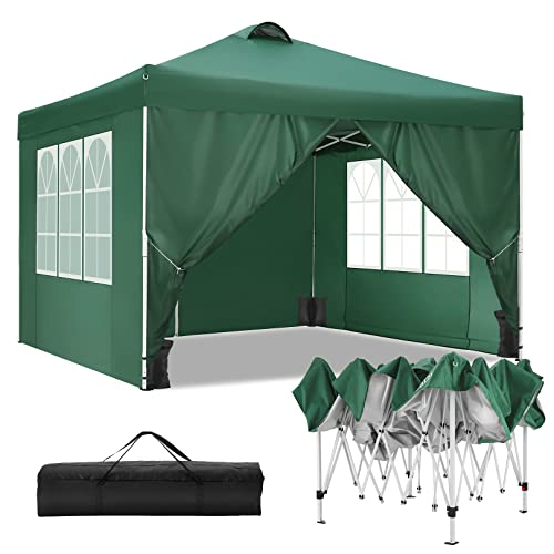 TOOLUCK Faltpavillon 3x3m Wasserdicht Stabil Pavillon 3x3 Partyzelt...