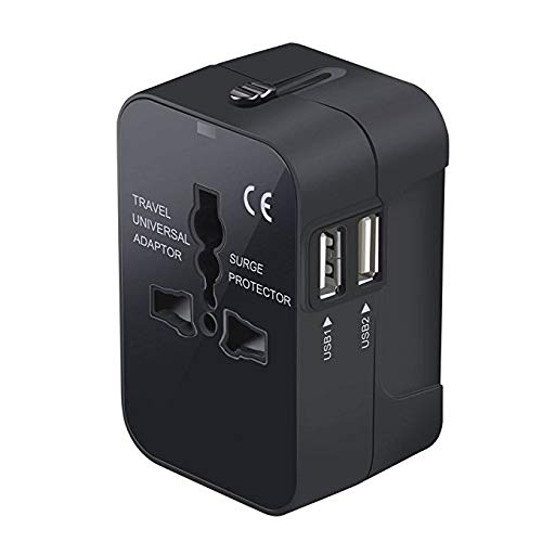 Universeller All-in-One Reise-Steckdosen-Adapter, 3.5 x 2 x 2 inche...