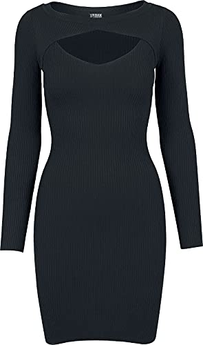 Urban Classics Damen Ladies Cut Out Dress Kleid, Schwarz (Black 7),...