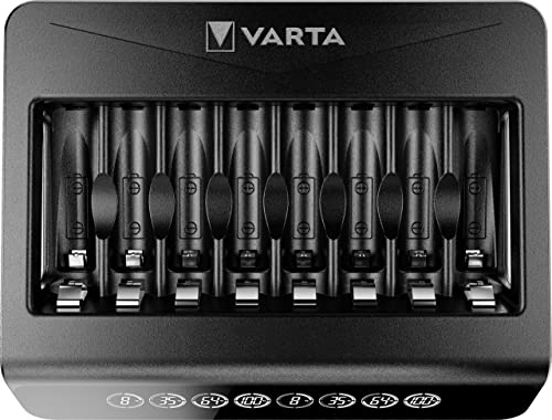 VARTA Akku Ladegerät, Batterieladegerät für wiederaufladbare AA ...