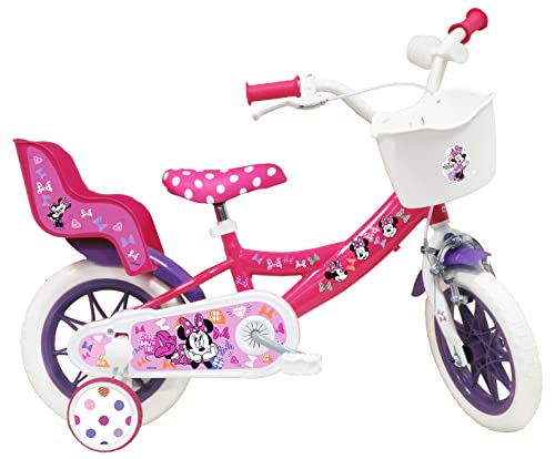 Vélo ATLAS Mädchen Kinderfahrrad 12 Zoll Minnie Von Disney mit 1 ...