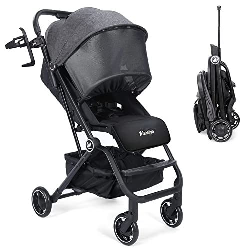 Wheelive Leichter Kinderwagen, Kompakter Einhand-Buggy Zum Einfache...