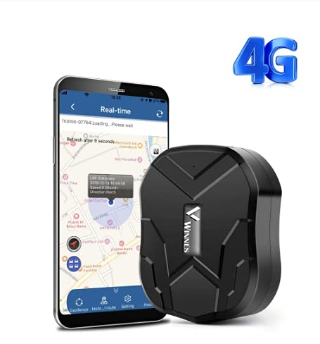 Winnes GPS Tracker 4G TK905, GPS Tracker Auto 5000mAh IP58 Wasserdi...