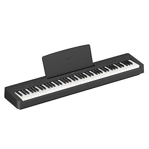 Yamaha P-145 Digital Piano, Schwarz – Leichtes und tragbares Digi...