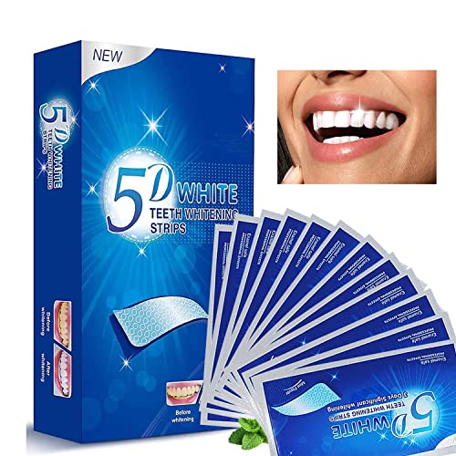 Zahnaufhellung, 28 Bleaching Teeth Whitening Stripes, Weiße Zähne...